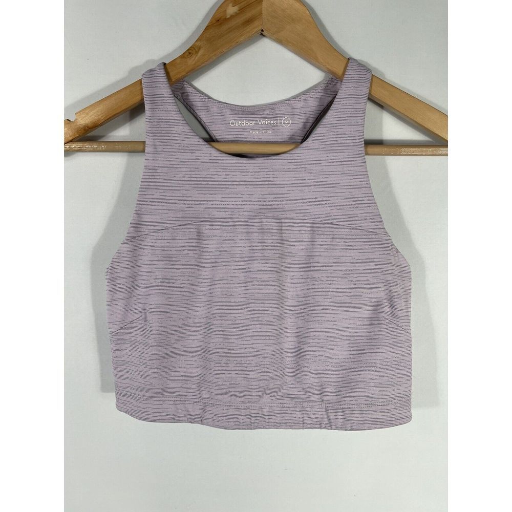 (3/$25) Outdoor Voices Women's Medium Pink Sports Cutout Bra